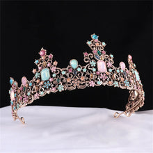 Cargar imagen en el visor de la galería, Baroque Crystal Tiara Crown Headbands Bridal Diadem For Women Wedding Hair Jewelry Accessories Bride Pageant Prom Headpiece