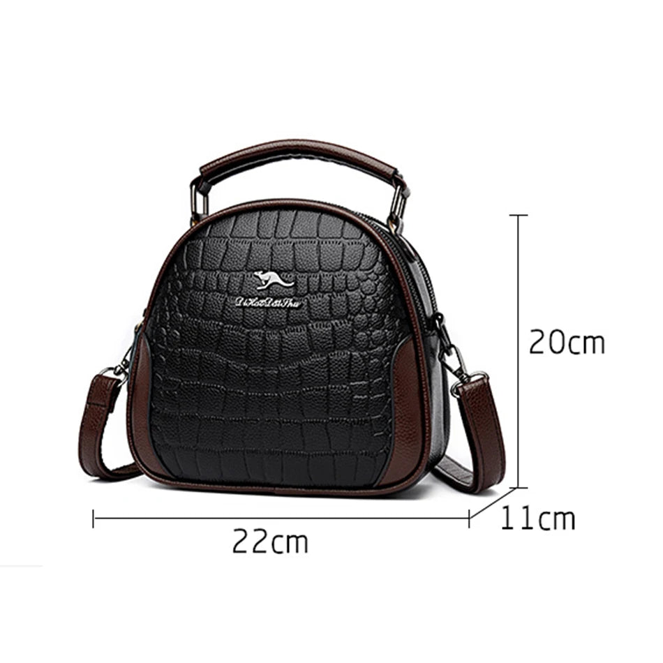 Luxury Designer New Messenger Bags PU Leather Leisure Female Bag Shoulder Bag High Quality Elegant Handbag Purses for Women