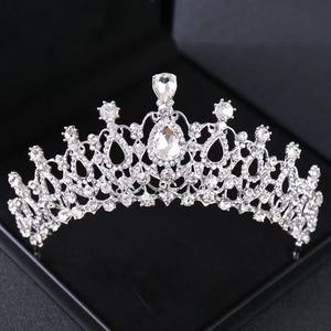 Crystal Wedding Tiaras And Crowns Rhinestone Princess Diadem Bridal Wedding Hair Accessories Jewelry Crown Tiara For Women Bride