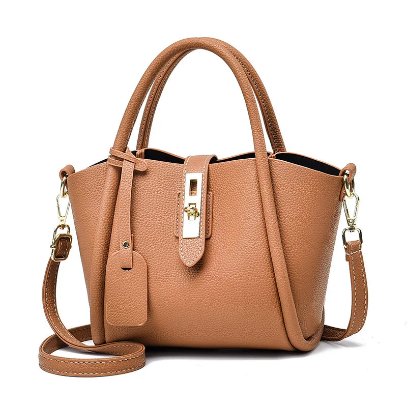 New Women's Tote Bag High Quality PU Leather Women Shoulder Bag Large Elegant Design Fashion Crossbody Bags