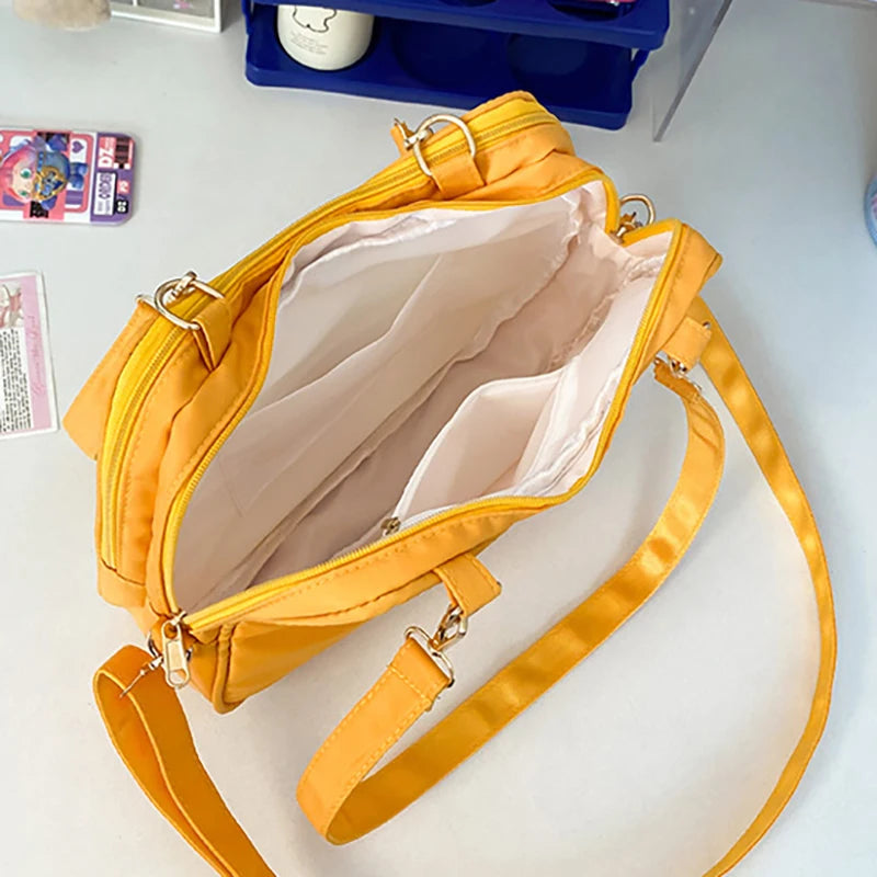 Kawaii Women Ita Bags Aesthetic New Designer Cat Shaped Crossbody Shoulder Bolsa Y2K Harajuku Lolita DIY Badge Bolso Mujer