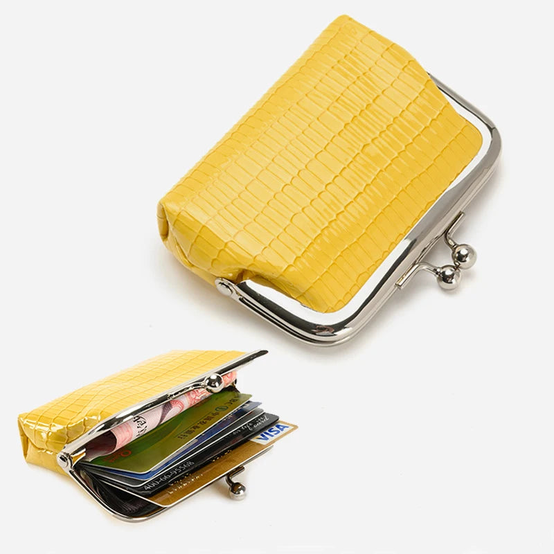 Vintage Wallet for Women New Crocodile Texture Mini Coin Card Holder Bag Small Wallets Female Handbags