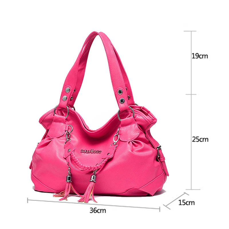 New Women's Tote Bag Luxury Designer Women Handbag Large Capacity Soft Leather Fashion Female Shoulder Bags