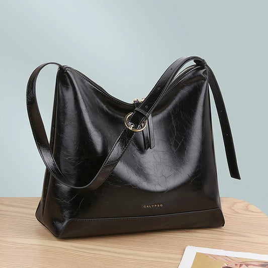 New Women's Genuine Leather Handbags Designer Bags Famous Brand Female bag Luxury Shoulder Leather Fashion Bags for women - EUFASHIONBAGS