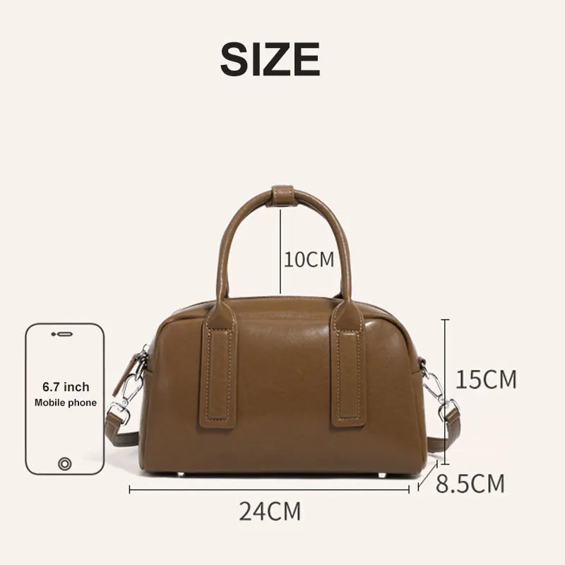 Vintage Cowhide Women‘s Bag NewLuxury Designer Women Crossbody Shoulder Bags Genuine Leather Fashion Handbags