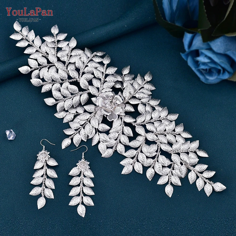 Fashion Bridal Tiara Wedding Crown Hair Accessories Woman Headpiece Bride Head Jewelry Pageant Diadem Headdresses - EUFASHIONBAGS