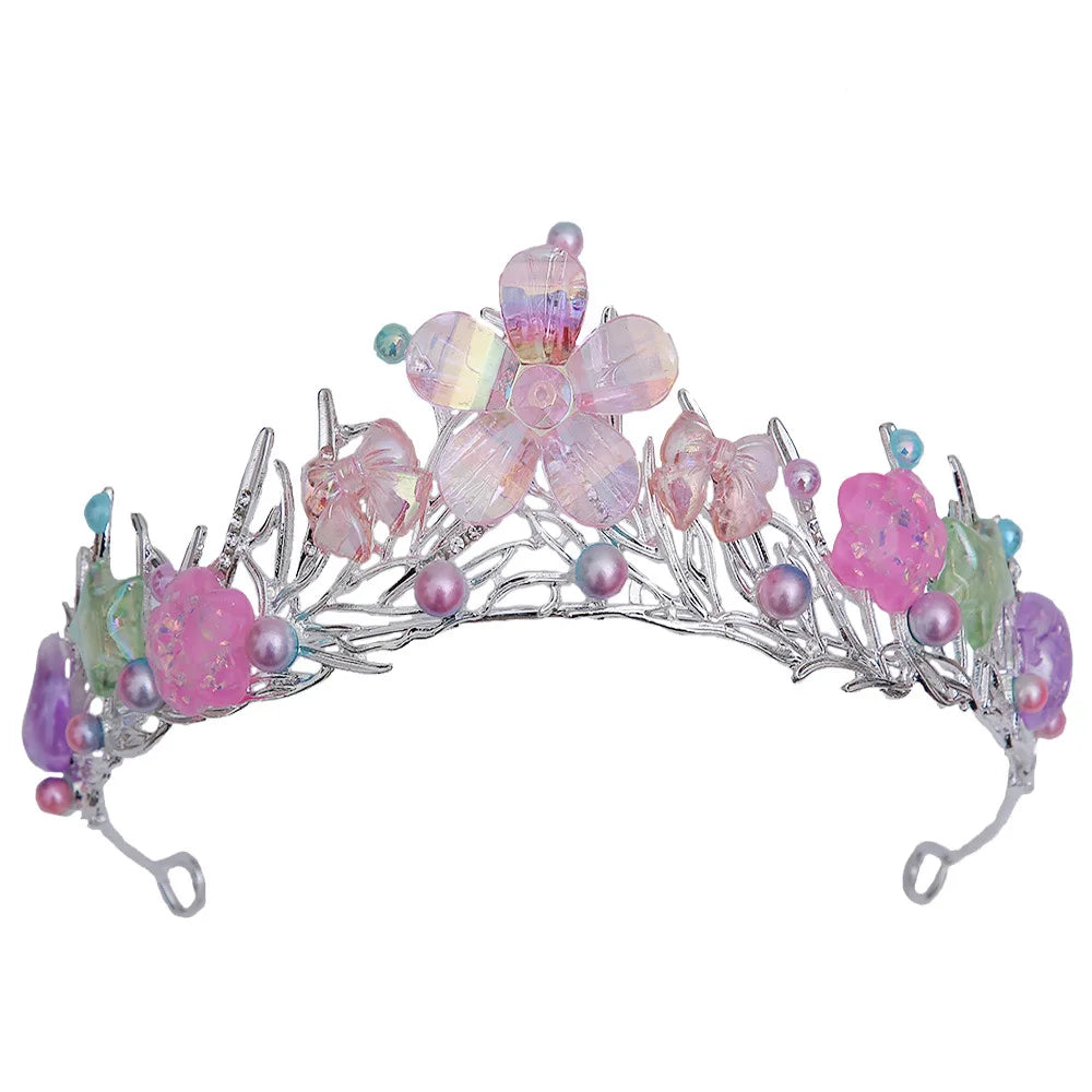 New Handmade Mermaid Crown Halloween Ocean Style Costume Seashell Starfish Hair Accessories for Women Girl Birthday Party Tiaras - EUFASHIONBAGS