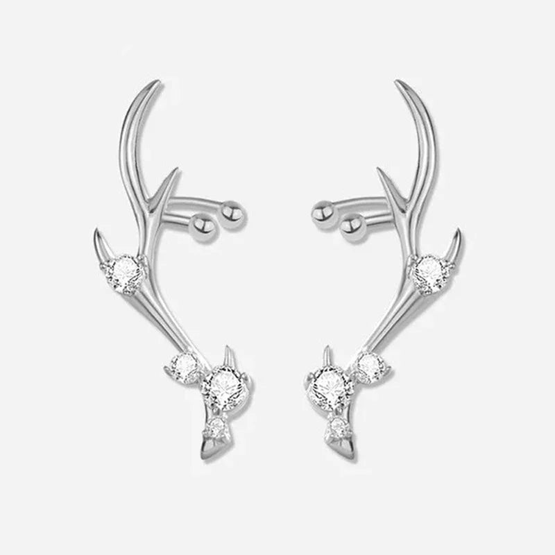 Antler Elk Earrings for Women Piercing Exquisite Female Clime Earrings Daily Wear Party Temperament Sweet Girls Jewelry