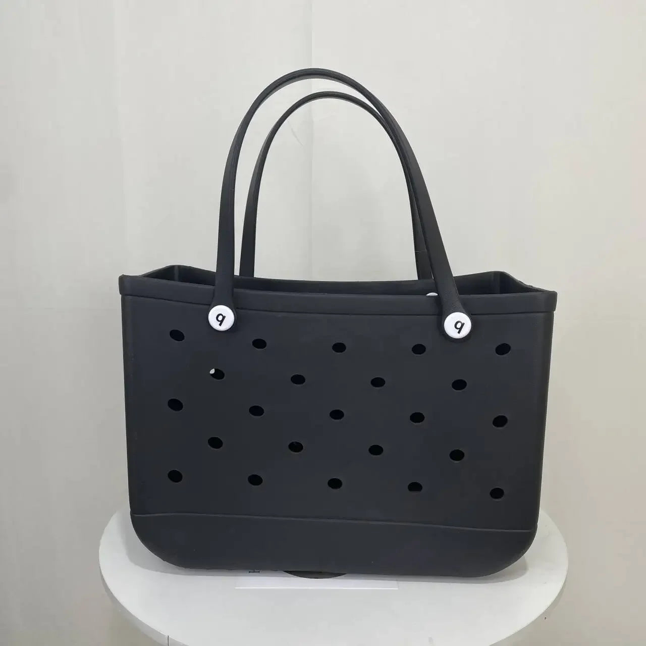 Croc Beach Tote Bag Rubber EVA Waterproof Basket Extra Large Women Shopping Shoulder Handbag Beach Jelly Sac Tote Bag Purse - EUFASHIONBAGS