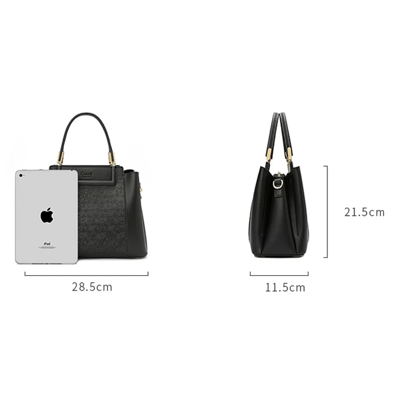 Women's bag Fashion Luxury designer genuine leather Female bag Real cowhide leather bag Women's handbag for women bags - EUFASHIONBAGS