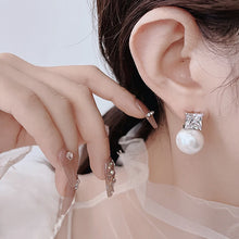 Charger l&#39;image dans la galerie, Fashion Princess CZ Imitation Pearl Earrings for Women Temperament Female Ear Accessories Daily Wear Party Modern Jewelry