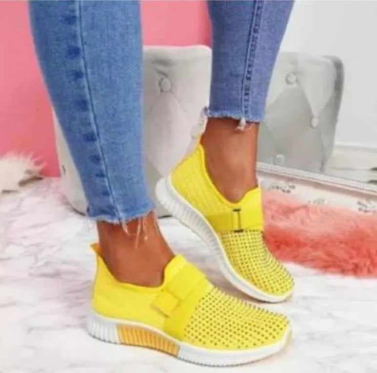 Women New Fashion Casual Shoes Summer Popular Women's Shoes Casual Designer Breathable Casual Sneakers Women's Shoes on Offer - EUFASHIONBAGS