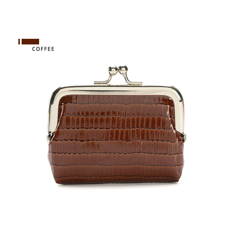 Vintage Wallet for Women New Crocodile Texture Mini Coin Card Holder Bag Small Wallets Female Handbags