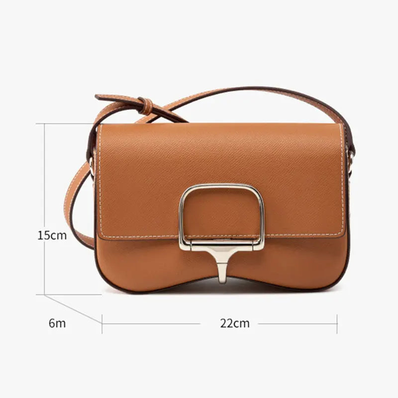 Fashion Women's Bag Genuine Leather High Quality Women Shoulder Bag Cowhide Palm Lines Luxury Designer Crossbody Bags