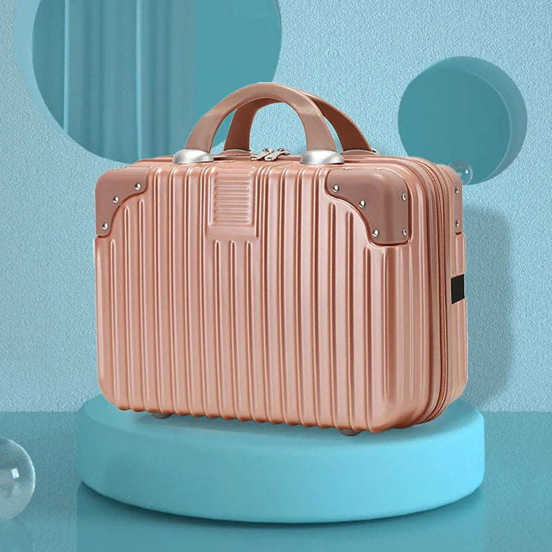 New Mini Travel Suitcase 14 inch Luggage Organizer Makeup Case Portable Men and Women Small Boarding Box High Quality Gifts