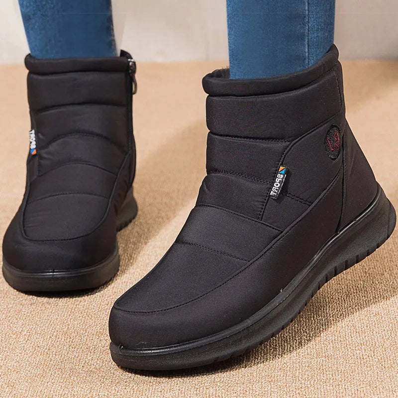 Women Boots Winter Boots For Women Waterproof Snow Boots Ankle Fur Botas Mujer Footwear Winter Shoes Women Botines - EUFASHIONBAGS