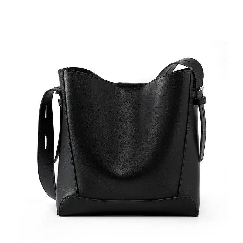 2025 New Women Bucket Bag Fashion Trend Genuine Leather Women's Shoulder Bag Luxury Designer Crossbody Bags Cowhide Handbags