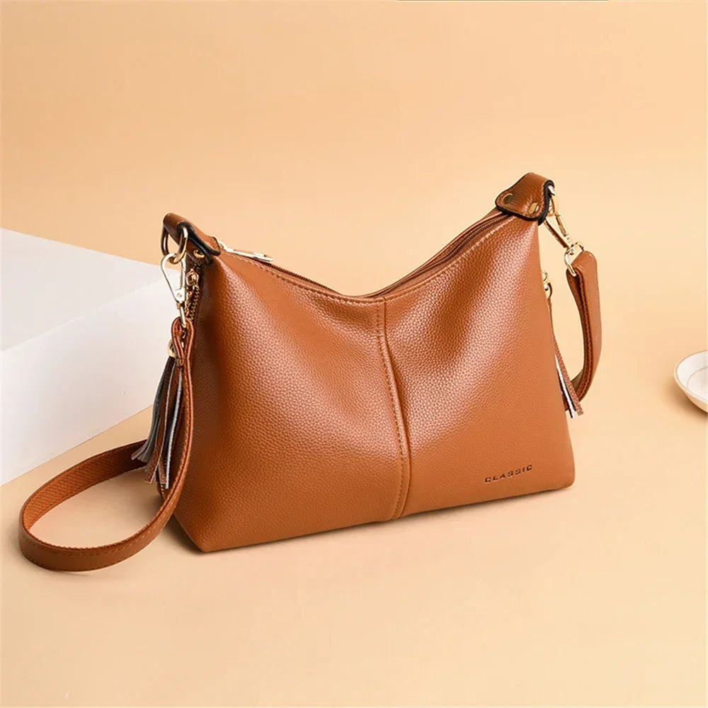 Leather Small Hobos Luxury Women Bags Designer Handbags High Quality Crossbody Bags