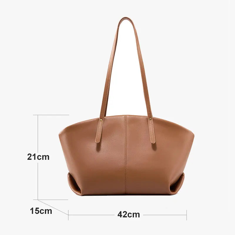 2025 New Women Tote Bag Genuine Leather Large Women's Shoulder Bag Luxury Designer Bags Cowhide Female Handbags