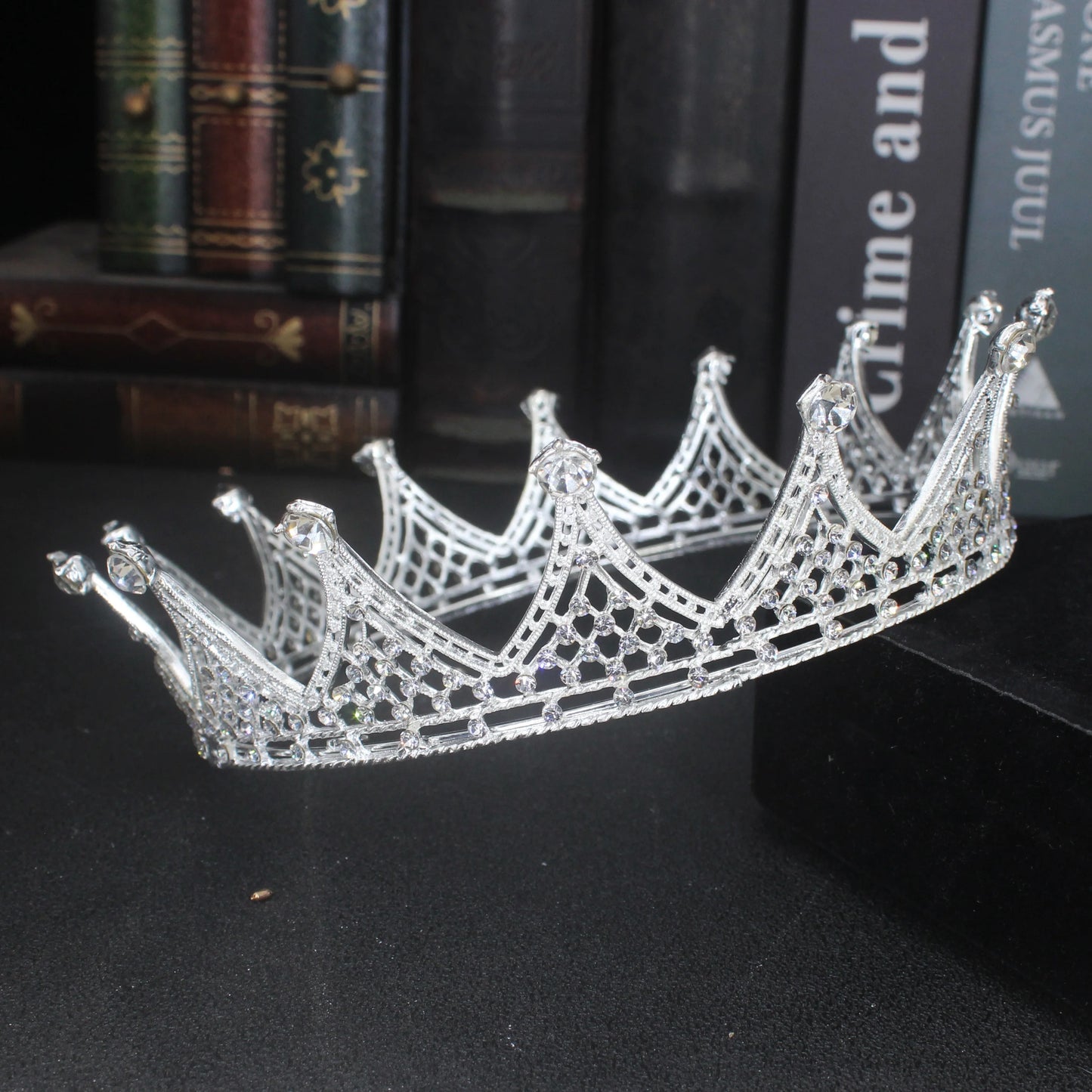 Luxury Crystal Tiaras and Crowns Queen Bride Diadem Wedding Bridal Headpiece For Women Hair Jewelry Accessories - EUFASHIONBAGS