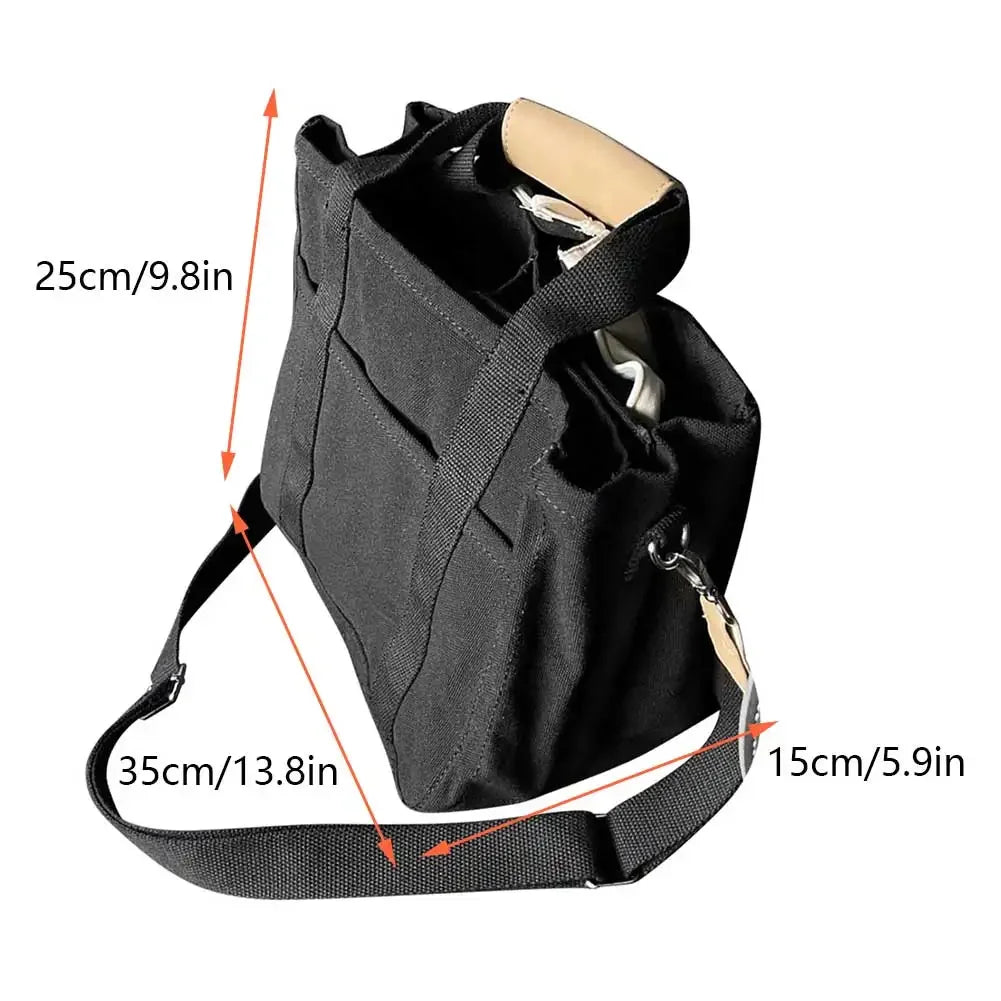 Large  Multi-pocket Casual Canvas Bag Brand Handbags Shoulder Crossbody Tote Bag Luxury Messenger Bag Women's Bags