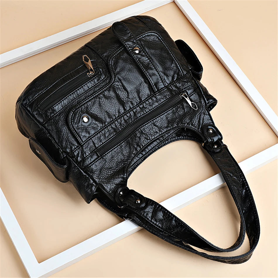 Genuine Brand Soft Leather Handbags High Quality Women Bags Small Casual Female Messenger Shoulder Bag