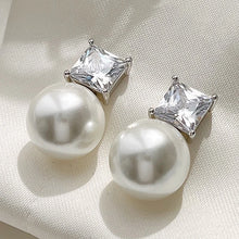 Charger l&#39;image dans la galerie, Fashion Princess CZ Imitation Pearl Earrings for Women Temperament Female Ear Accessories Daily Wear Party Modern Jewelry