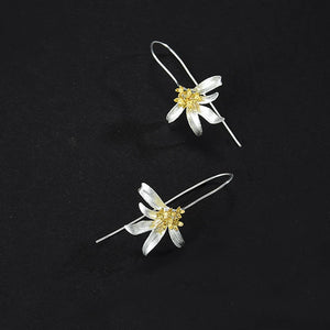 Aesthetic Flower Earrings for Women Simple Stylish Design Osmanthus Fragrans Sweet Earrings Dance Party Statement Jewelry