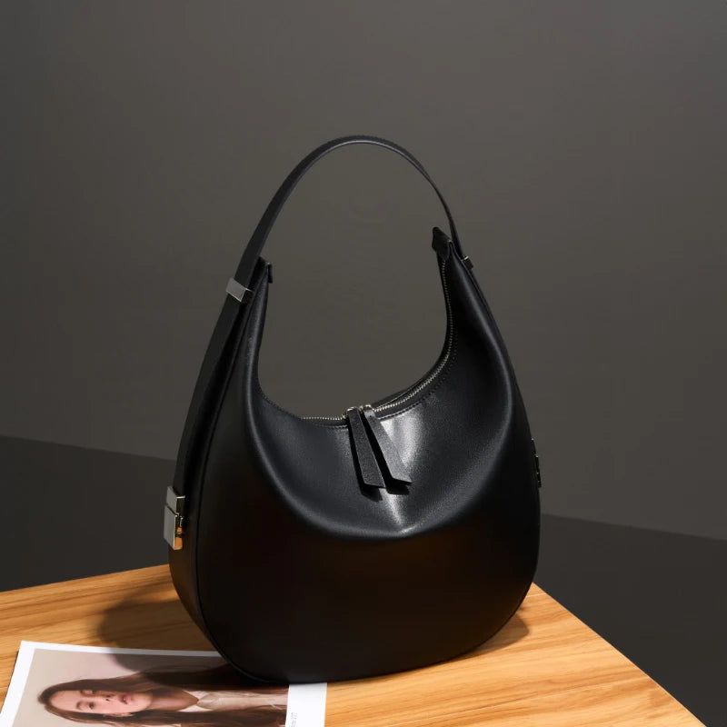 Genuine Leather Women's Tote Bags Large Fashion Trend Shoulder Bag High Quality Cowhide Female Handbags