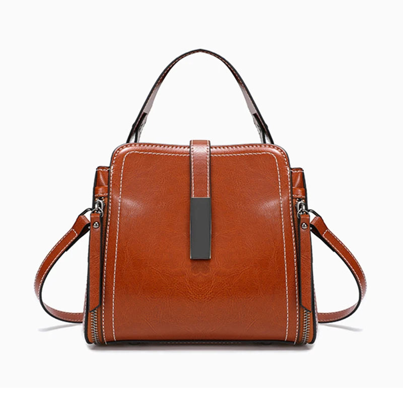 Cowhide Women Bags New Fashion Genuine Leather Women's Handbag High-quality Luxury Crossbody Shoulder Bag