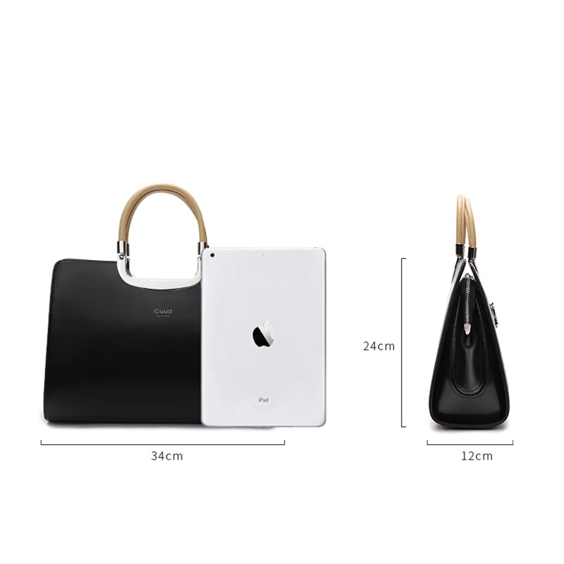 Genuine Leather Bag Luxury Handbags Women Bags Designer Cowhide Leather Handbags Fashion Female bag