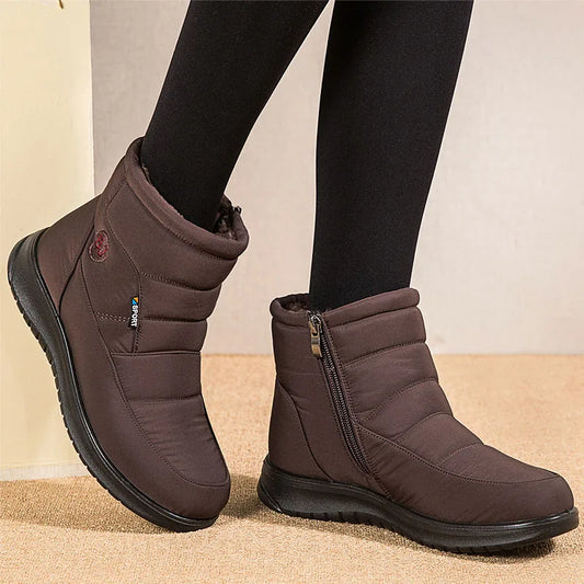 Women Boots Winter Shoes For Women Ankle Boots Waterproof Snow Boots Black Short Winter Botas Mujer Casual Botines Female - EUFASHIONBAGS