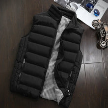 Load image into Gallery viewer, Autumn Casual Sleeveless Vest Men Jacket 2024 Fashion Warm Windproof Cotton Coat Male Winter High Quality Clothing Men Waistcoat