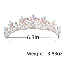 Cargar imagen en el visor de la galería, Baroque Crystal Bridal Tiaras And Crowns For Women Bride Rhinestone Prom Party Diadem Wedding Bridal Hair Accessories Jewelry