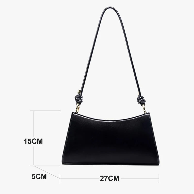 Luxury Designer Women Bag Genuine Leather High Quality Women's Shoulder Bag Vintage Cowhide Fashion Female Handbags 2708