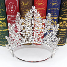 Cargar imagen en el visor de la galería, Luxury Miss Universe Paraguay Angola Wedding Crown for Women Big Rhinestone Banquet Tiara Party Costume Hair Jewelry Accessories