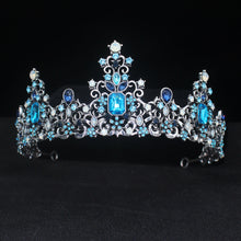 Cargar imagen en el visor de la galería, Baroque Crystal Tiara Crown Headbands Bridal Diadem For Women Wedding Hair Jewelry Accessories Bride Pageant Prom Headpiece