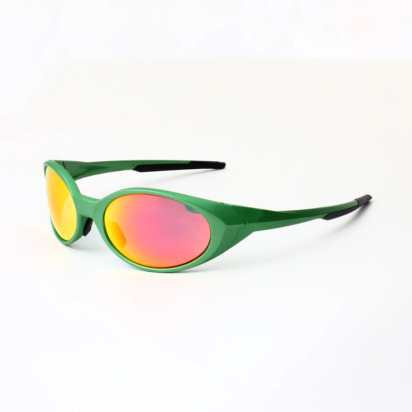 New Fashion Men's Driving and Cycling Sunglasses INS Sports Windproof Mirrors Trendy Women's Green Luxury Glasses UV400