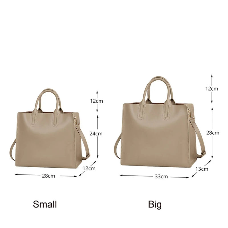 Luxury Handbags Women Bags Designer Leather Cowhide Leather Shoulder Bag Women Tote bags