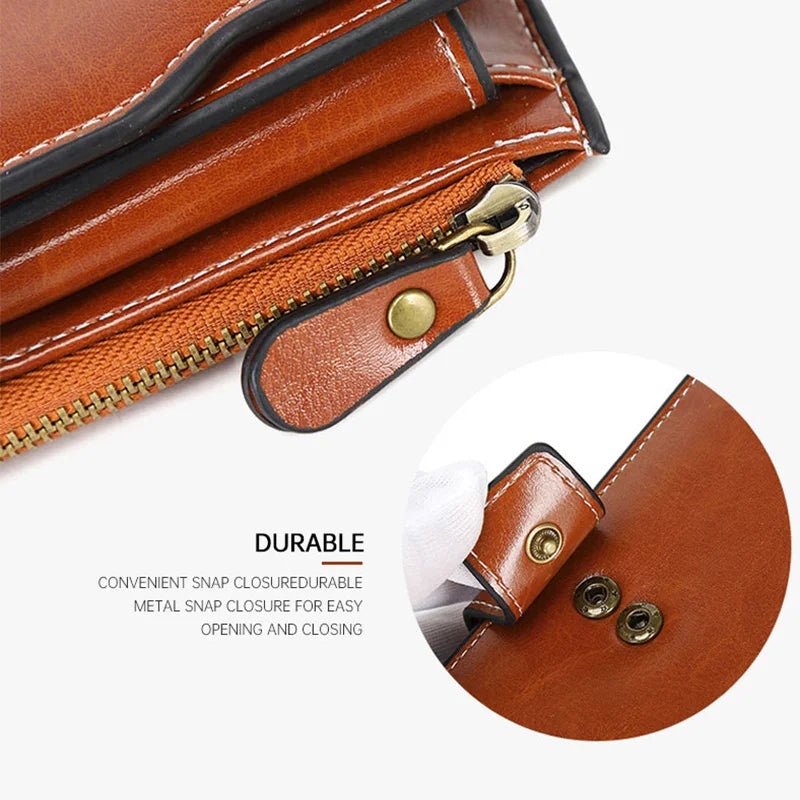 Women Long Wallet PU Leather Theftproof Swipe Protection Women's Handbags Luxury Design Card Holders Phone Coin Storage Wallets