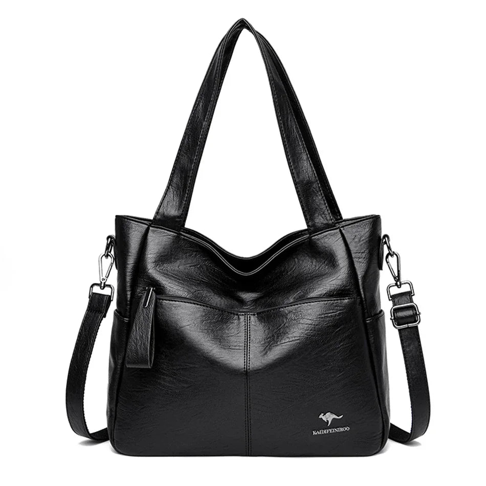 Luxury Casual Tote Women Bag High Quality Leather Ladies Hand Bags for Women 2024 Shoulder Bag Big Crossbody Bags Sac A Main - EUFASHIONBAGS