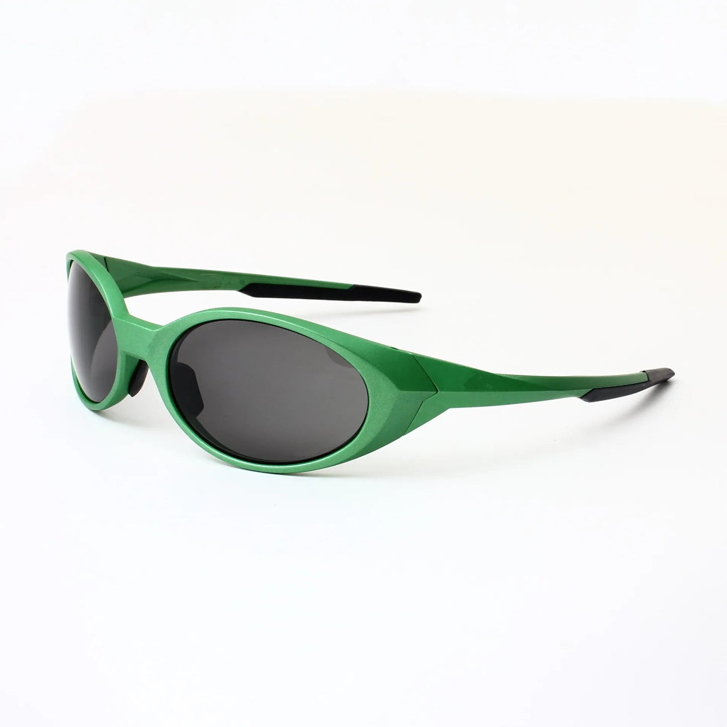 New Fashion Men's Driving and Cycling Sunglasses INS Sports Windproof Mirrors Trendy Women's Green Luxury Glasses UV400