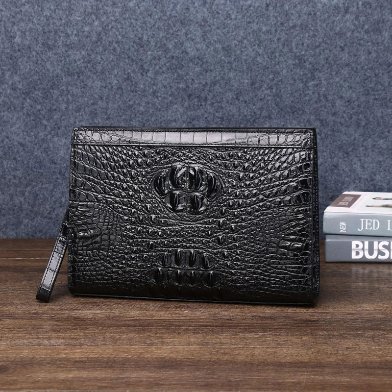 Men's bag High Quality Real leather bag Men's Clutch bag genuine leather high-capacity cowhide bag