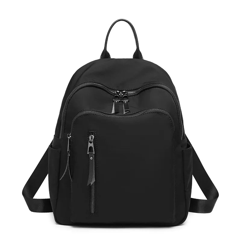 Women's Backpack New Oxford Waterproof Fashion Leisure High-capacity Shoulder Bag Solid Color Minimalist Style Girls Backpacks