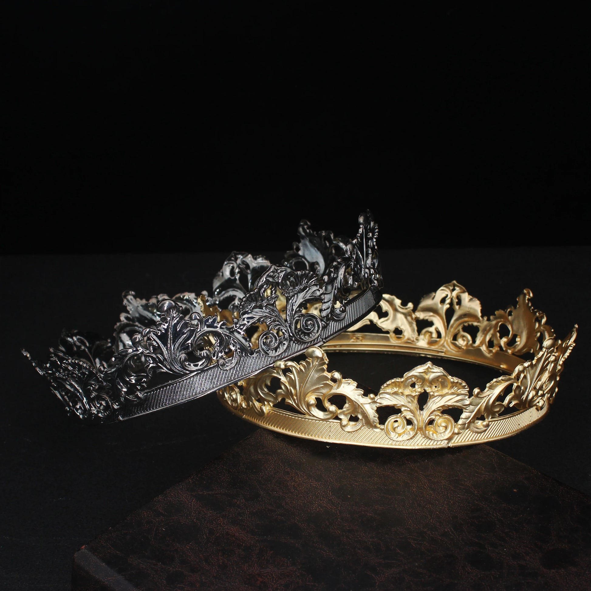 Royal Crowns Queen King Pageant Prom Tiara Diadem Vintage Men Crown Head Jewelry Accessories Hair Ornaments - EUFASHIONBAGS