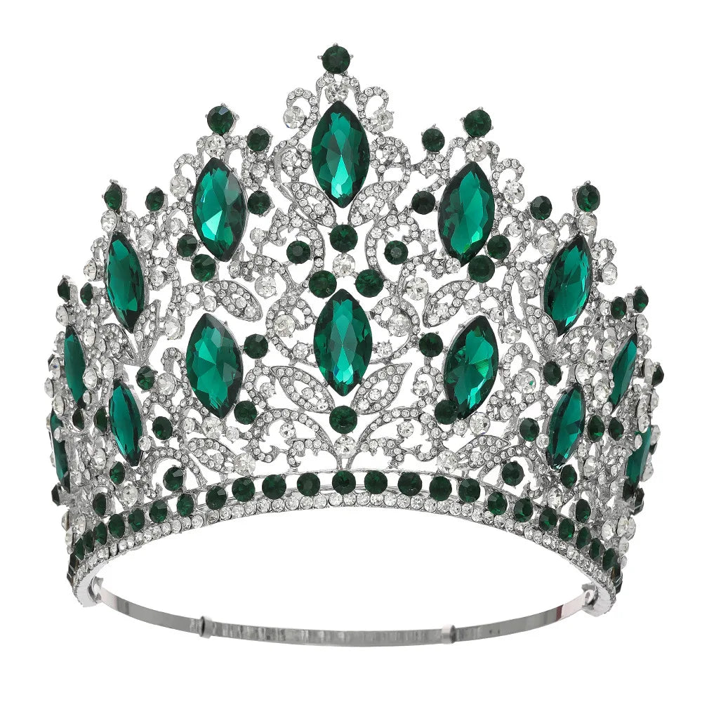 Miss Thailand Power of Resilience Large Diadem High Bridal Crown Beauty Pageant Headdress Wedding Dress Hair Jewelry Accessories - EUFASHIONBAGS