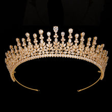 画像をギャラリービューアに読み込む, Tiara And Crown Bridal Wedding Hair Accessories Party Luxury Zircon Hair Accessories Jewelry BC6435 Bijoux De Cheveux