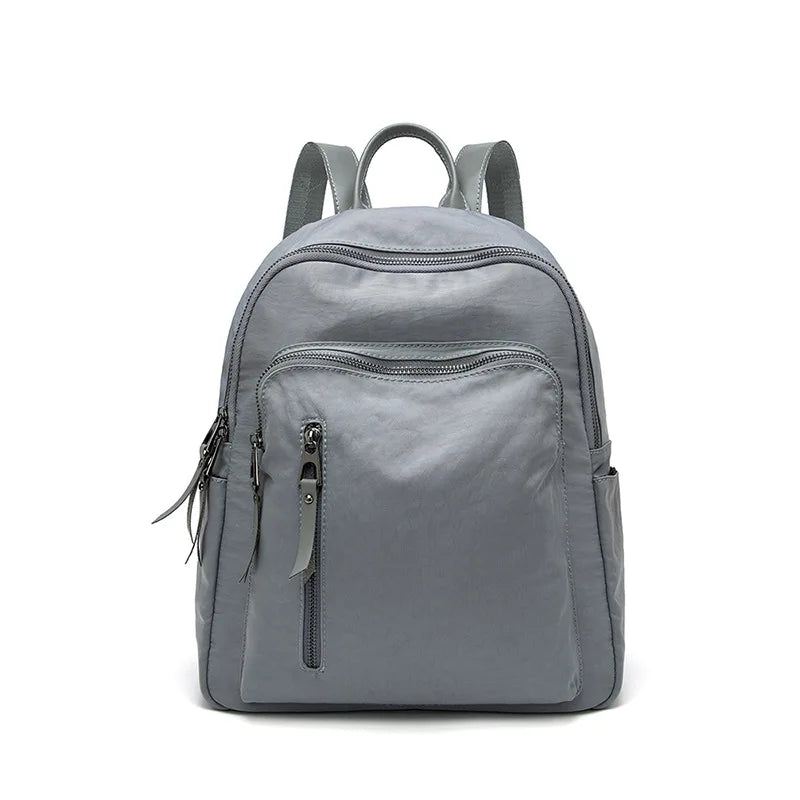 Women's Backpack New Oxford Waterproof Fashion Leisure High-capacity Shoulder Bag Solid Color Minimalist Style Girls Backpacks