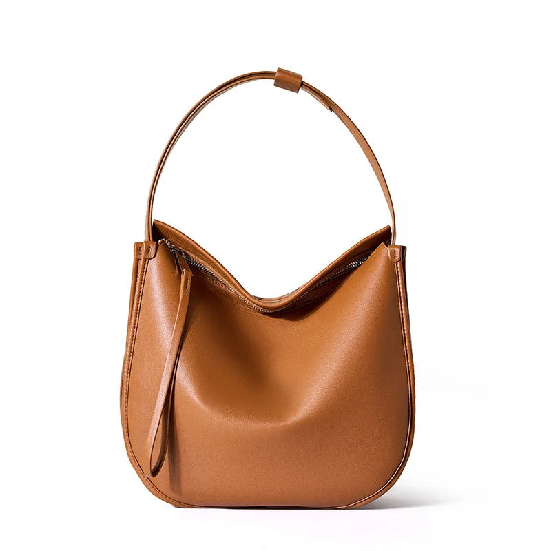 Genuine Leather Women Tote Bag New Large Women's Shoulder Bag Luxury Designer Cowhide Crossbody Bags