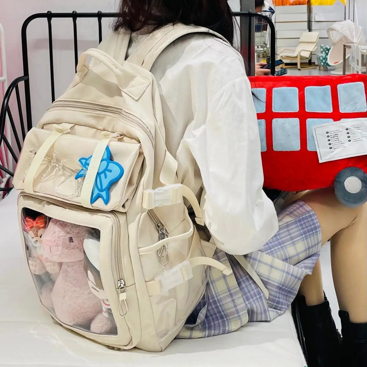 Fashion Women Backpacks 2024 Trend New Design JK Uniform Ita Bags Large Harajuku College Students Mochilas - EUFASHIONBAGS